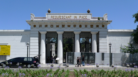 Entrance gate, Recoleta Cemetery
