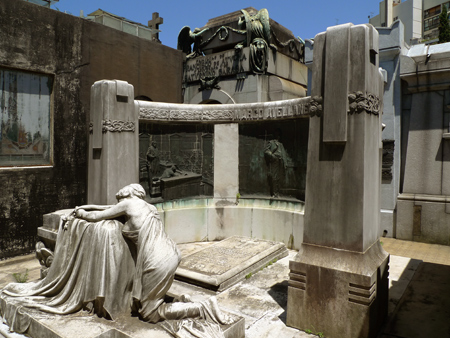 Marco Avellaneda, Recoleta Cemetery