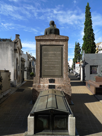 Recoleta Cemetery, Buenos Aires, José Figueroa Alcorta