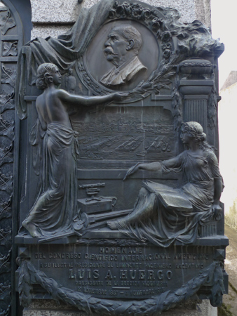 Luis Huergo, Recoleta Cemetery