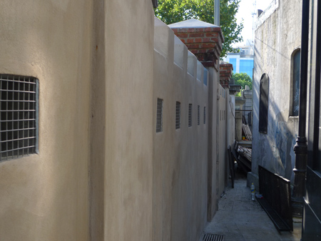 Buenos Aires, Recoleta Cemetery, exterior wall