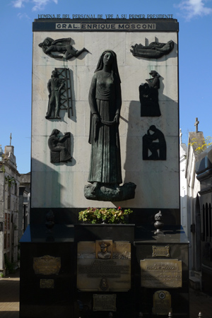 Recoleta Cemetery, Buenos Aires, General Enrique Mosconi