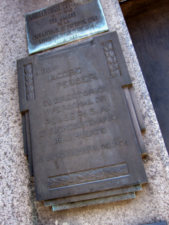 Recoleta Cemetery, Buenos Aires, Peuser