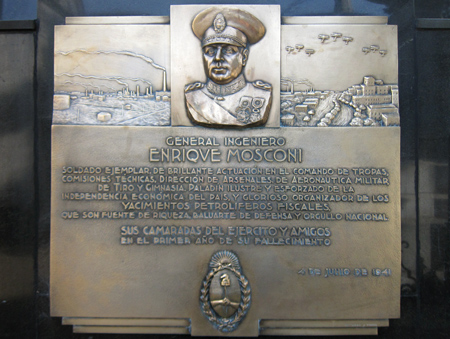 Recoleta Cemetery, Buenos Aires, Enrique Mosconi