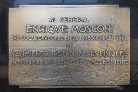 Recoleta Cemetery, Buenos Aires, Enrique Mosconi