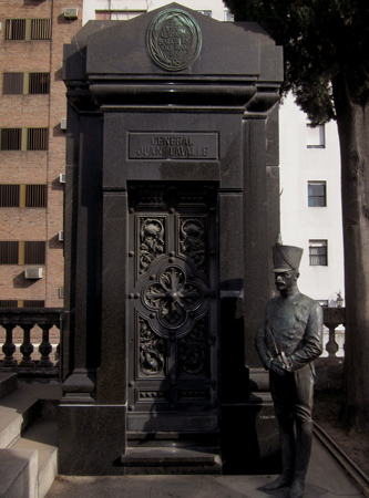 Recoleta Cemetery, Buenos Aires, General Juan Lavalle