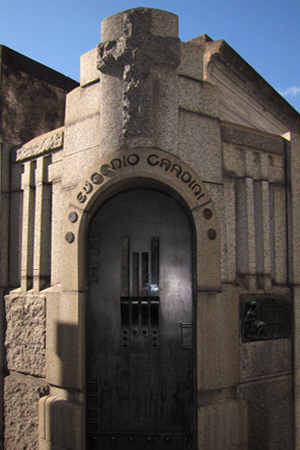 Recoleta Cemetery, Buenos Aires, Eugenio Cardini, Julián García Núñez