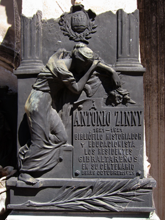 Recoleta Cemetery, Buenos Aires, Antonio Zinny