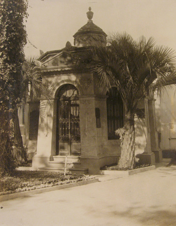 Bernardino Rivadavia, Recoleta Cemetery