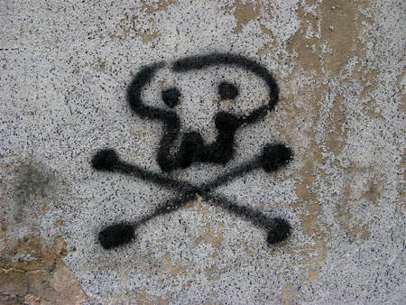 Skull & crossbones, Recoleta Cemetery