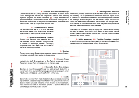PDF guidebook to Recoleta Cemetery