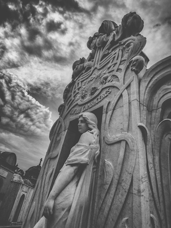 Rufina Cambacérès, Recoleta Cemetery, Marcelo Metayer