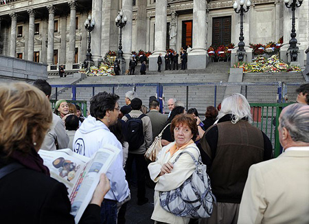 Velatorio de Alfonsín, Congreso Nacional, Buenos Aires