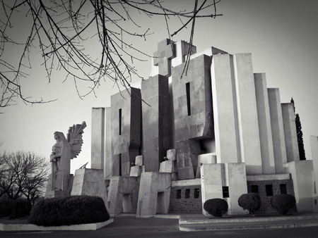 Francisco Salamone, Azul, cementerio