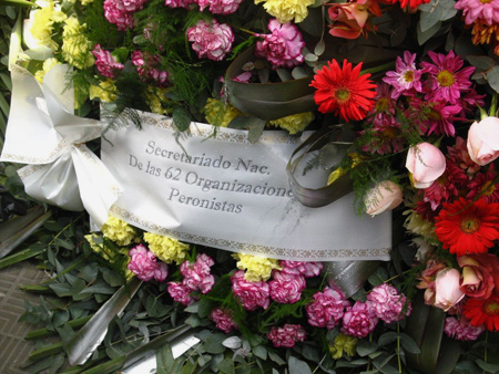 Eva Perón, Recoleta Cemetery