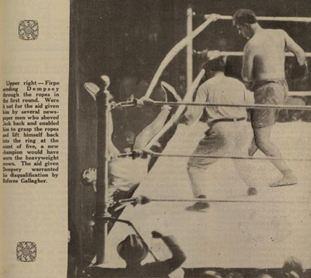 Firpo-Dempsey fight, 1923