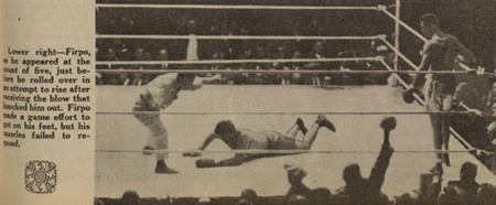 Firpo-Dempsey fight, 1923