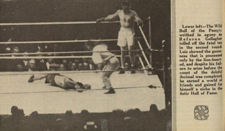 Firpo-Dempsey fight, 1923