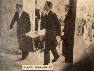 Revista Gente, 21 nov 1974, "Los restos de Eva Perón están en Argentina"