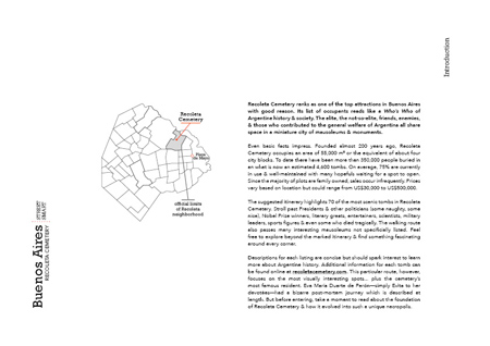 Map development 7, PDF Recoleta Cemetery