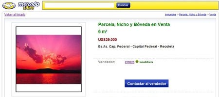 Mercado Libre ad