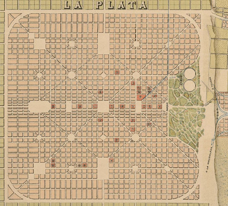 Plano, Ciudad de La Plata Plano, Ciudad de La Plata