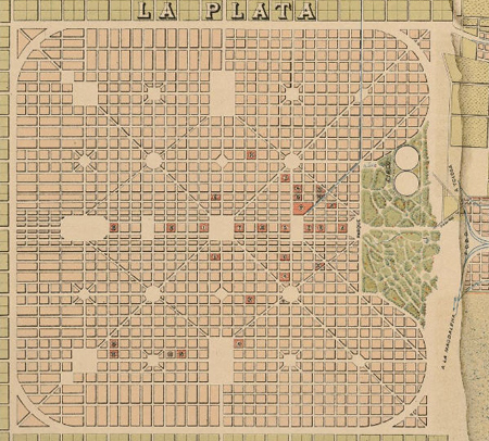 Plano, Ciudad de La Plata