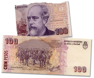 100 peso note, Roca