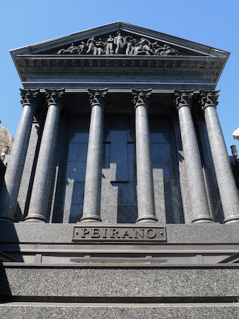 Recoleta Cemetery, Buenos Aires, Peirano, Troiano Troiani